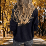 Bertille | Pull en maille côtelée à demi-zip