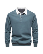KNIT POLO SWEATER FOR MEN