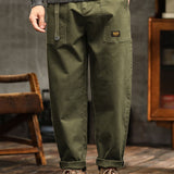 Pantalon utilitaire décontracté d'inspiration vintage