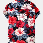 Ensemble Capucine — chemise à imprimé fleurs tropicales & short de bain