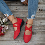 Julie | Ballerines orthopédiques à brides croisées