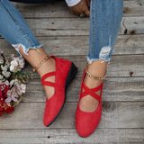Julie | Ballerines orthopédiques à brides croisées