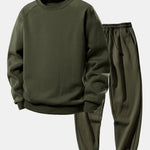Ensemble Améline — sweat basique à col rond & pantalon de jogging