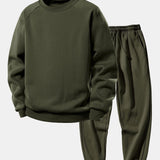 Ensemble Améline — sweat basique à col rond & pantalon de jogging