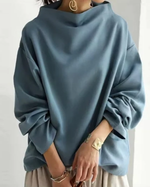 Romane | Sweat ample à col montant