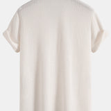 Ensemble Capucine — chemise gaufrée & short à cordon en lin et coton
