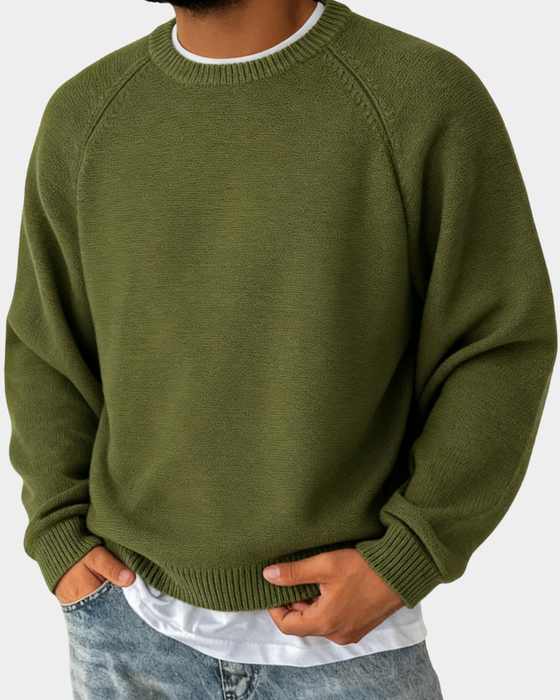 Evander | Simple crewneck sweater