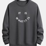Ensemble — sweat à col rond à slogan « It Is What It Is » & pantalon de jogging