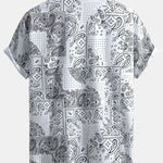 Ensemble Capucine — chemise à imprimé paisley & short de bain