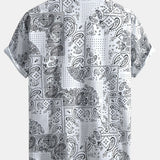 Ensemble Capucine — chemise à imprimé paisley & short de bain