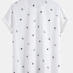 Ensemble — chemise à imprimé palmiers, ancres et voiliers & short de bain