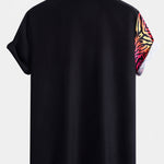 Ensemble — chemise patchwork tigre & short de bain
