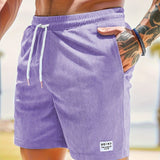 DRAWSTRING SLIM SHORTS FOR MEN