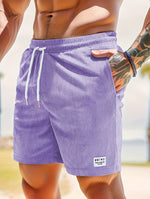 DRAWSTRING SLIM SHORTS FOR MEN