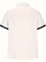 LINEN BLEND LAPEL SHIRT FOR MEN