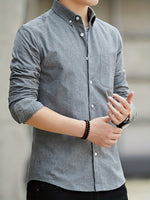 LAPEL BUTTON SHIRT FOR MEN