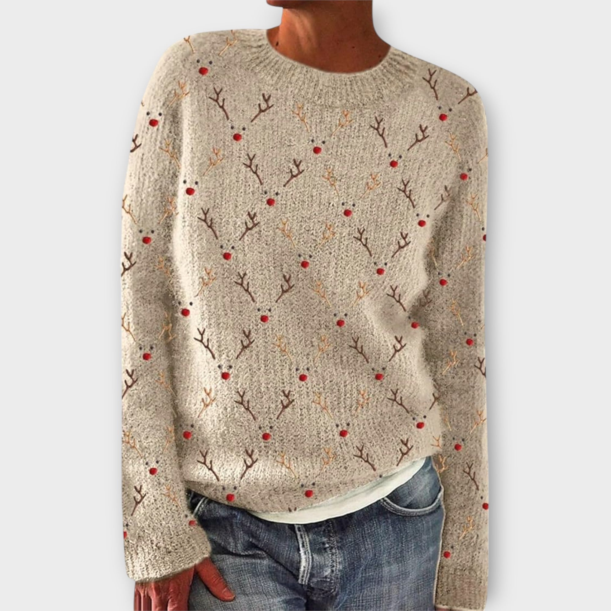 Pull de Noël aux Rennes