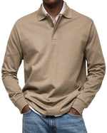LUXURY LONG-SLEEVED POLO