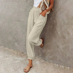 Corinne | Pantalon fluide à taille élastique