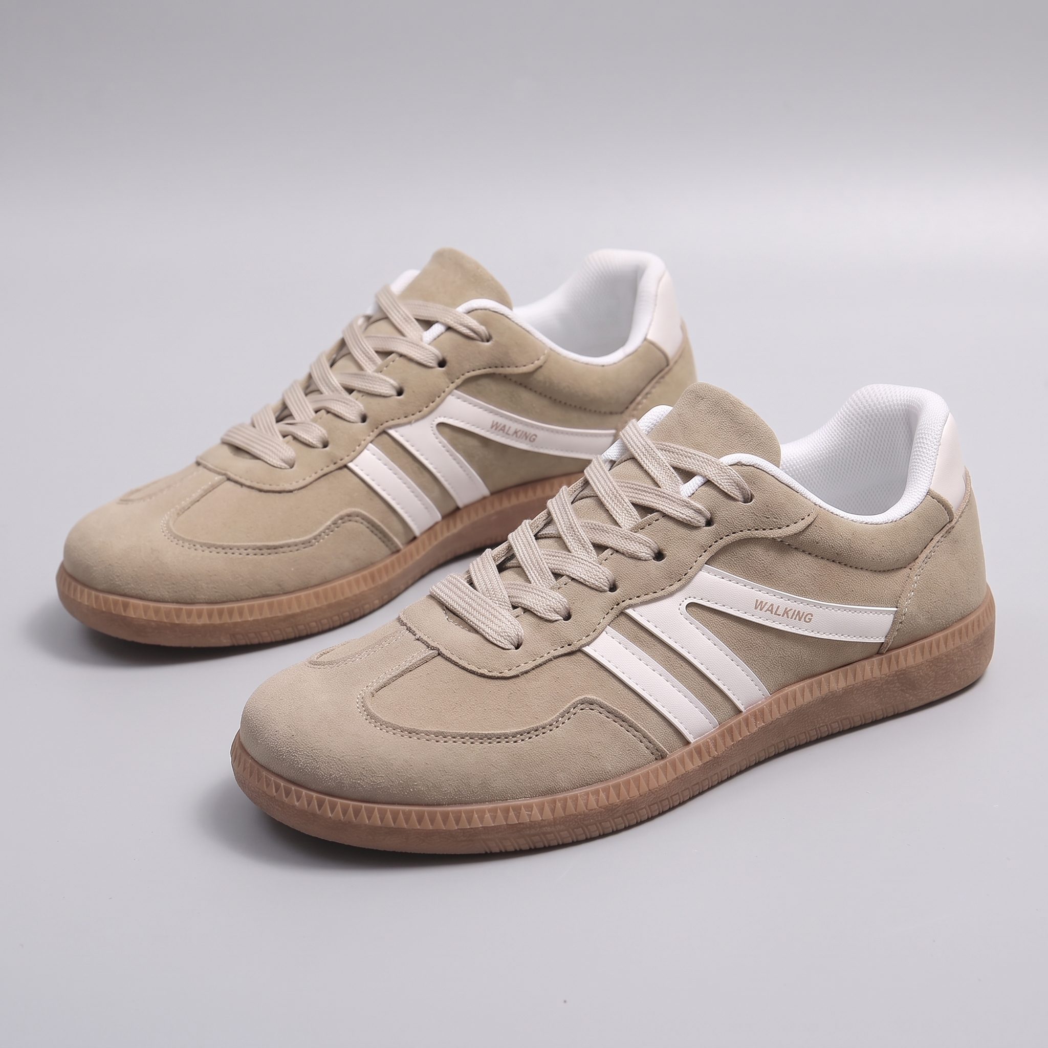 Amelia | Baskets orthopédiques Kaki, vue de face