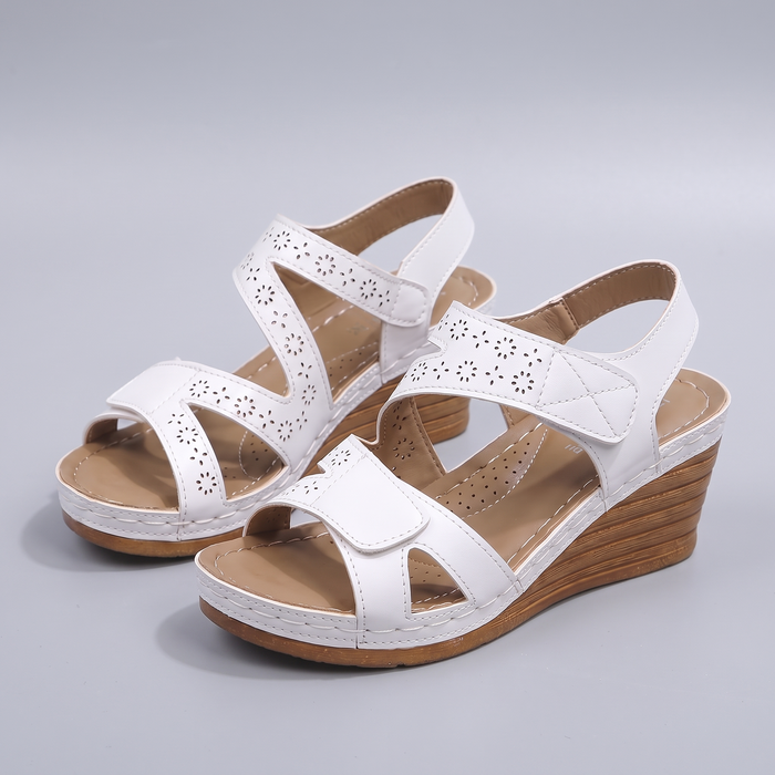 Fleur | Sandales compensées