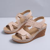 Fleur | Sandales compensées