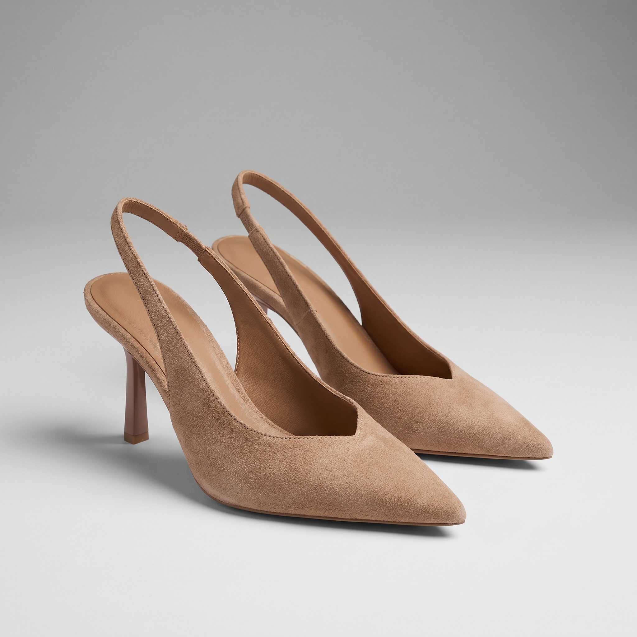 Clara | Escarpins confort Beige, vue de face