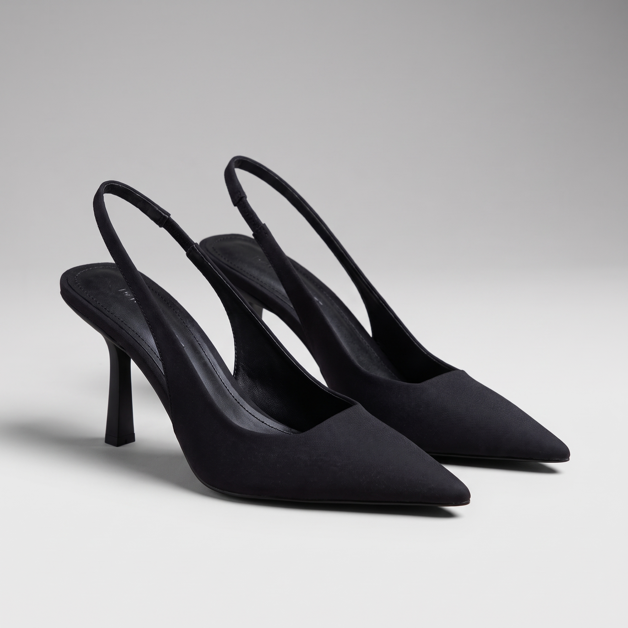 Clara | Escarpins confort Noir, vue de face