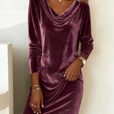 Joëlle — Robe en Velours Ample