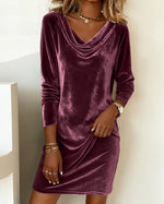 Robe en Velours Ample
