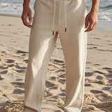 LOOSE LINEN TROUSERS FOR MEN