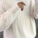 Hortense | Pull en maille moelleuse à col rond