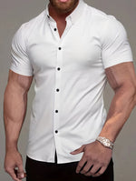 SOLID COLOR SHIRT FOR MEN