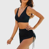 Maëlle — Ensemble de Bikini avec Contrôle du Ventre et Jupe