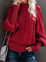 Pull Long Décontracté à Manches Longues