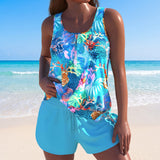 Trudy | Tankini élégant avec coupe flatteuse et short assorti