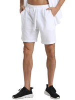 LINEN DRAWSTRING LOOSE SHORTS FOR MEN
