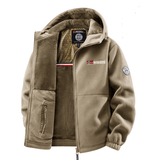 INSULATED FLEECE BOMBER JACKET FOR MEN