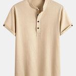 Chemise henley en lin