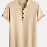 Chemise henley en lin