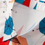 Ensemble — chemise à imprimé géométrique atomique & short de bain