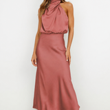 Alixe | Robe de soirée à jupe fluide