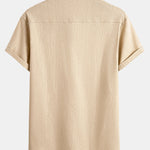 Chemise henley en lin