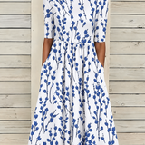 Romane | Robe décontractée à motif fleuri