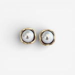 Boucles d'oreilles en perles noires élégantes