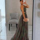 Maud | Robe de soirée longue et fluide