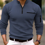 ZIP COLLAR SHIRT FOR MEN