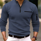 ZIP COLLAR SHIRT FOR MEN