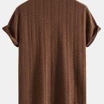 Ensemble Améline — chemise cubaine texturée jacquard & short texturé froissé à cordon