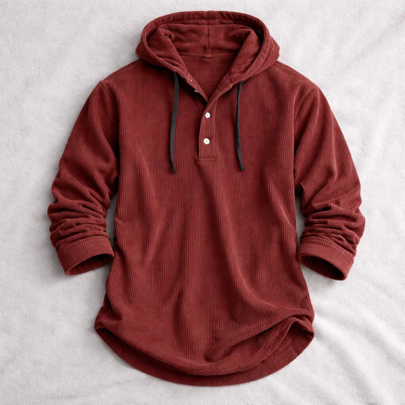 CORDUROY HOODIE FOR MEN